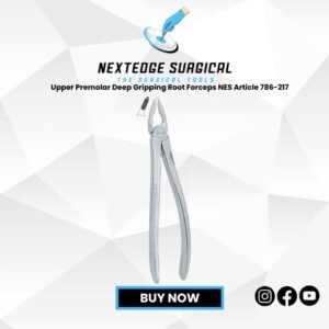 Upper Premolar  Deep Gripping Root Forceps NES Article 786-217