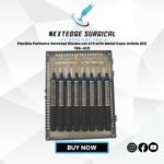 Flexible Peritome Serrated Blades set of 8 with Metal Case Article NES 786-4121