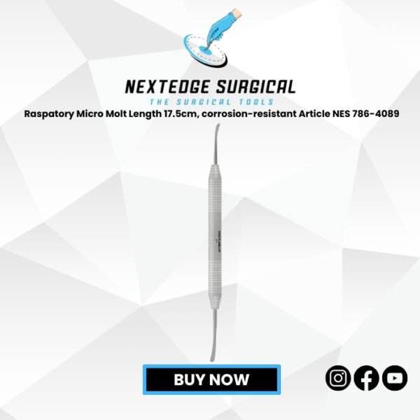 Raspatory Micro Molt Length 17.5cm, corrosion-resistant Article NES 786-4089