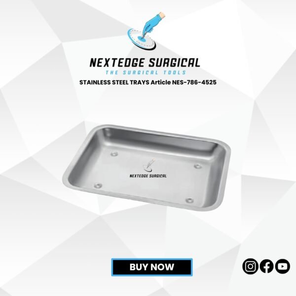 STAINLESS STEEL TRAYS Article NES-786-4525