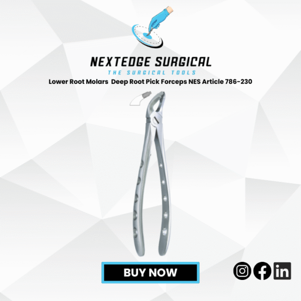Lower Root Molars  Deep Root Pick Forceps NES Article 786-230