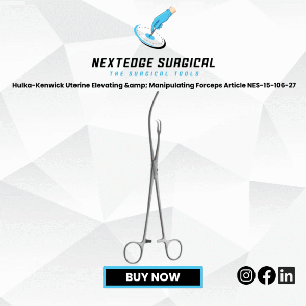 Hulka-Kenwick Uterine Elevating & Manipulating Forceps Article NES-15-106-27