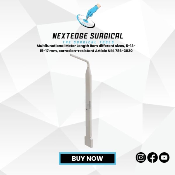 Multifunctional Meter Length 9cm different sizes, 5-13-15-17 mm, corrosion-resistant Article NES 786-3830