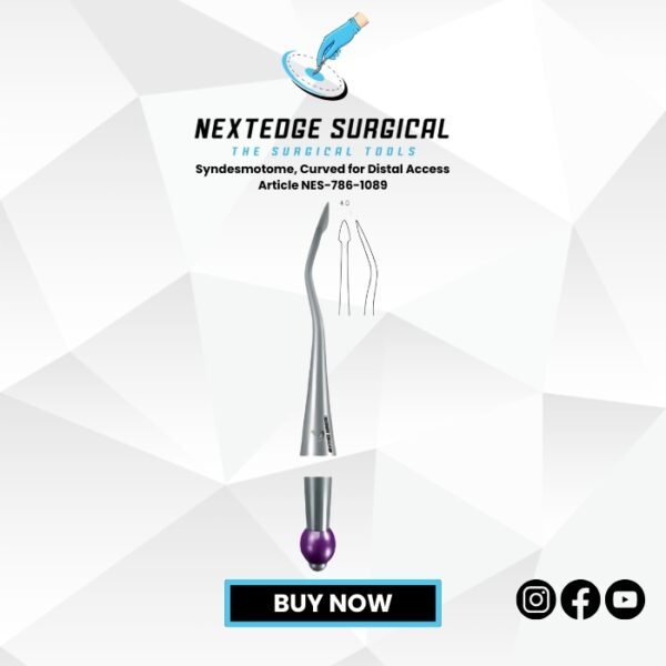 Syndesmotome, Curved for Distal Access Article NES-786-1089