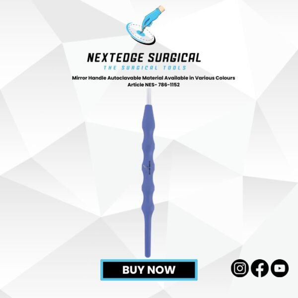Mirror Handle Autoclavable Material Available in Various Colours Article NES- 786-1152