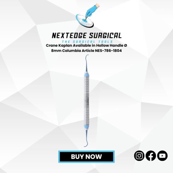 Crane Kaplan Available in Hollow Handle Ø 8mm Columbia Article NES-786-1804