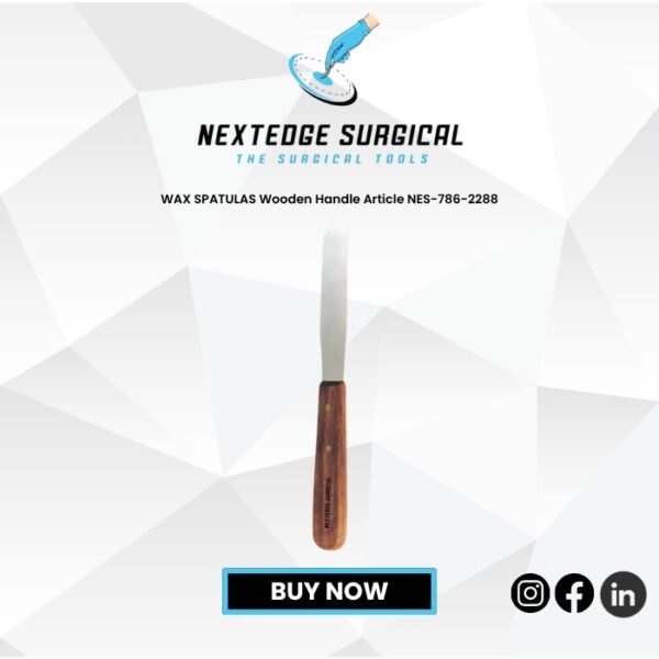 WAX SPATULAS Wooden Handle Article NES-786-2288