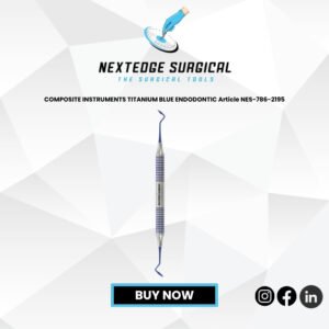 COMPOSITE INSTRUMENTS TITANIUM BLUE ENDODONTIC Article NES-786-2195