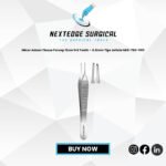 Micor Adson Tissue Forcep 12cm 1×2 Teeth – 0.5mm Tips Article NES-786-1313