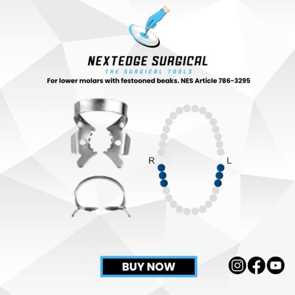 For lower molars with festooned beaks. NES Article 786-3295