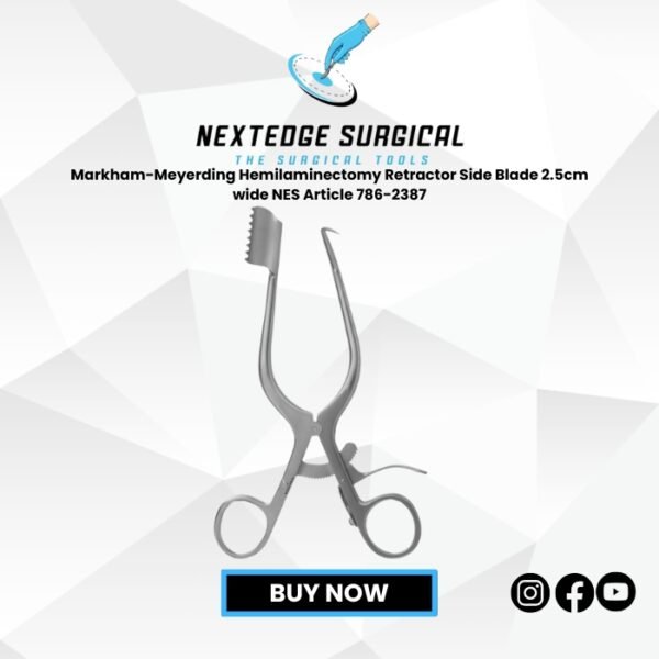 Markham-Meyerding Hemilaminectomy Retractor Side Blade 2.5cm wide NES Article 786-2387