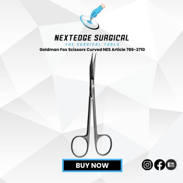 Goldman Fox Scissors Curved NES Article 786-2710