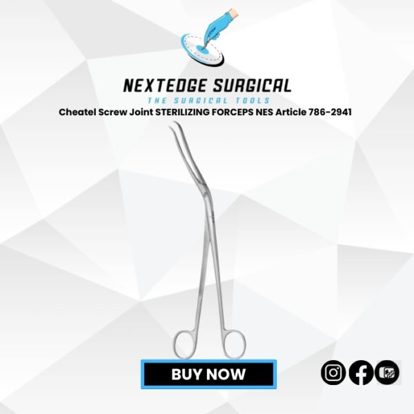 Cheatel Screw Joint STERILIZING FORCEPS NES Article 786-2941