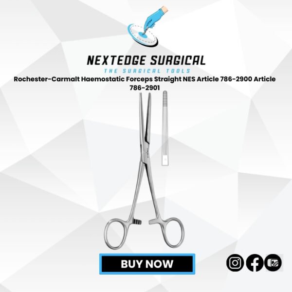 Rochester-Carmalt Haemostatic Forceps Straight NES Article 786-2900 Article 786-2901