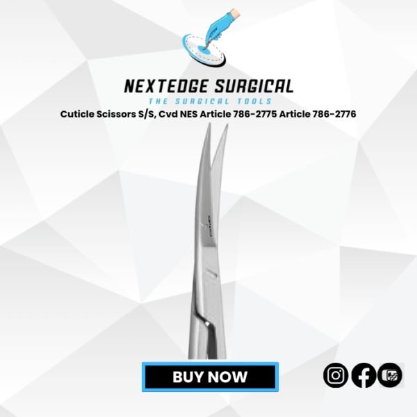 Cuticle Scissors S/S, Cvd NES Article 786-2775 Article 786-2776