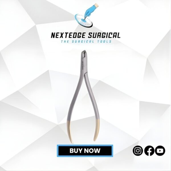 Distal end Cutter Long Handle TC. Gold Article NES-786-3795