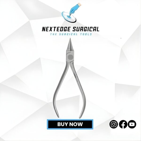 Light Wore Bird Beak Pliers with Groove Article NES-786-3733