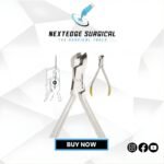 Small Fluch-cut distal and cutting Pliers T.C with safety hold fitted with un-breakable, corrosion resistant and durable stainless steel tips Article NES-786-3689