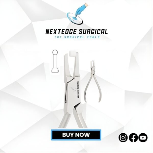 Band Removing Plier The curved blade of the band removing plier can strip easily and gently remove directly to the tooth. Article NES-786-3682