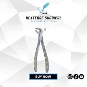 Lower Premolars Deep-Gripping Wide Tip  Deep Root Pick Forceps NES - Article 786-232