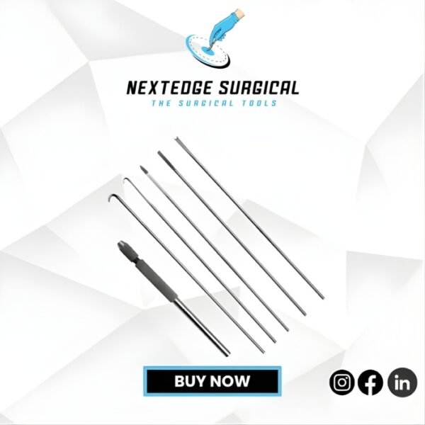 Neurosurgical Knives Set with Knife Chuck Handle NES-G24-980 S