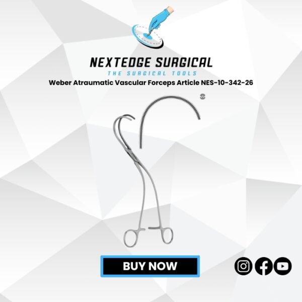 Weber Atraumatic Vascular Forceps Article NES-10-342-26