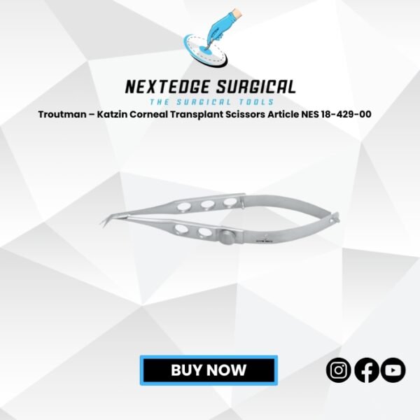 Troutman – Katzin Corneal Transplant Scissors Article NES 18-429-00