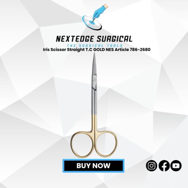 Iris Scissor Straight T.C GOLD NES Article 786-2680