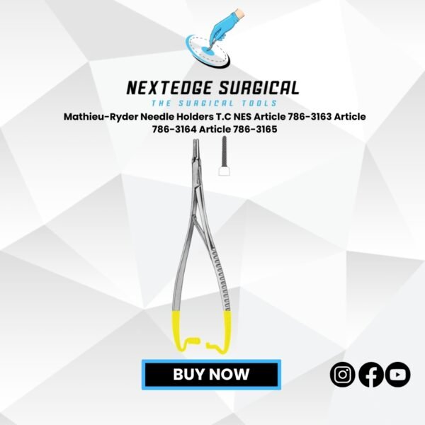 Mathieu-Ryder Needle Holders T.C NES Article 786-3163 Article 786-3164 Article 786-3165
