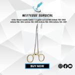 Crile-Wood needle holder T.C gold Curved NES Article 786-3103 Article 786-3104 Article 786-3105 Article 786-3106 Article 786-3107