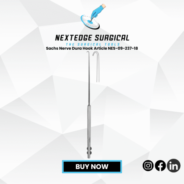Sachs Nerve Dura Hook Article NES-09-237-18