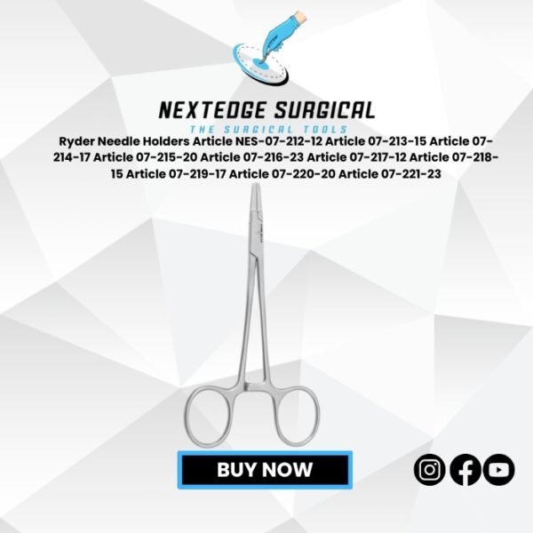 Ryder Needle Holders Article NES-07-212-12 Article 07-213-15 Article 07-214-17 Article 07-215-20 Article 07-216-23 Article 07-217-12 Article 07-218-15 Article 07-219-17 Article 07-220-20 Article 07-221-23