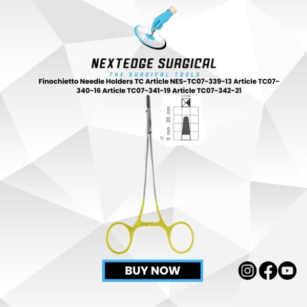 Finochietto Needle Holders TC Article NES-TC07-339-13 Article TC07-340-16 Article TC07-341-19 Article TC07-342-21