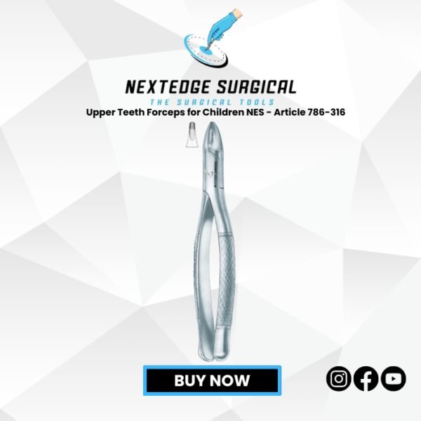 Upper Teeth Forceps for Children NES - Article 786-316